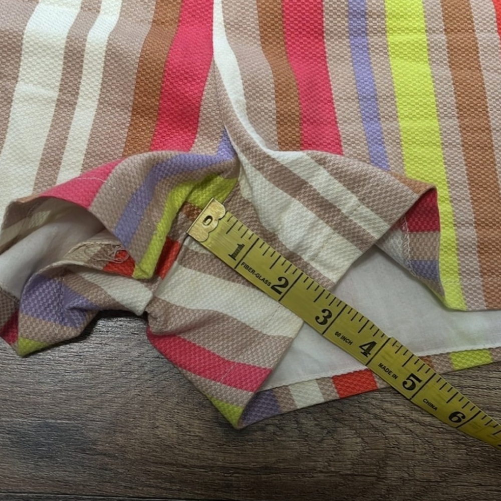 Colorful Striped Women Shorts - Picture 4 of 4